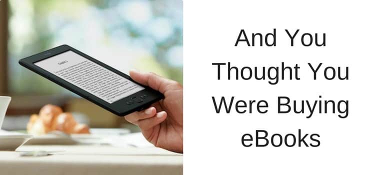 Thought You Were Buying Ebooks