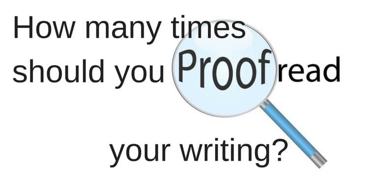proofread your writing