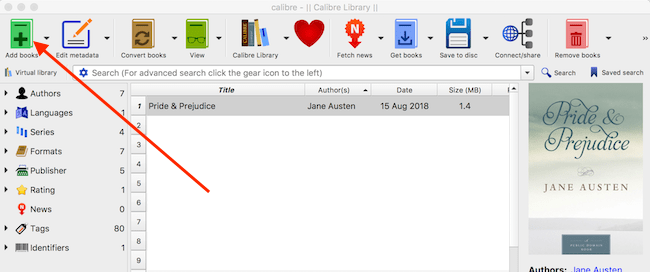 How to add a Word file to Calibre to create ebooks
