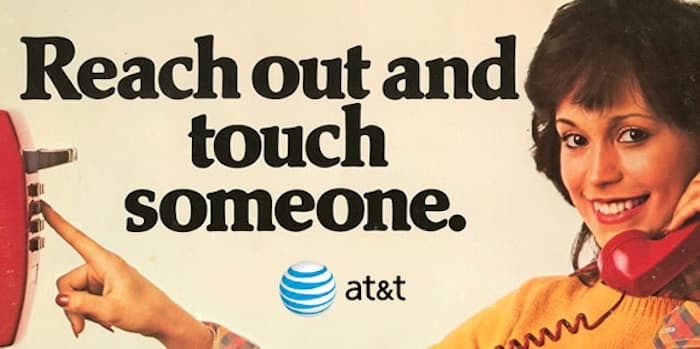 reach out and touch someone